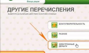 How to transfer money from a Sberbank card to Yandex Money?